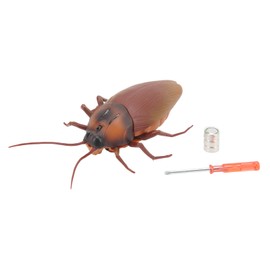 Electric Cockroach Toy Infrared Induction Vivid Details Battery Power Remote Control Insect Toy with Lighting for Pet Toys