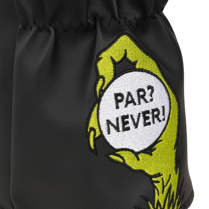 Christmas Humour Golf Driver Headcover – Premium PU Leather Holiday