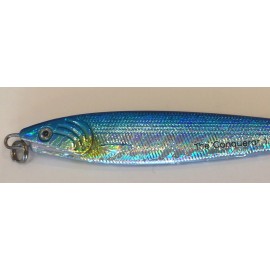 Diamond Jig Man 1- Diamond Jig Man "The Conqueror" Fishing Jig * Blue/Silver 100gm Free Shipping