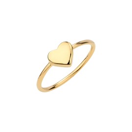 [Choose 1 of 6 types] Gold&Dear 14KGP new ring collection 5.Heart Cubic Ribbon (M) White / [6종 택1] 골드앤디어 14KGP 신상 반지 모음전 5.하트큐빅리본(M)화이트