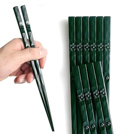 AOOSY 5 Pairs Fibreglass Dishwasher Safe Chopsticks Japanese Style Beautiful Pattern Sushi Non-Slip Chopsticks Alloy Chopsticks Reusable with Gift Box