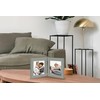 JD Concept Double 4x4 Square Combo, Grey Wood Picture Frame,