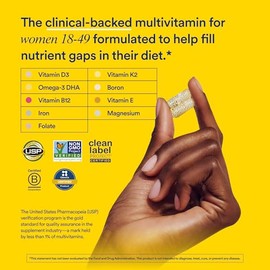 Ritual Women’s 18+ Daily Multivitamin - Key Essential Vitamins and Minerals to Support Energy, Heart, Bone, Brain Health* - Clinical Backed - Vegan - 