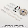 HXWEIYE 120 LEDs wei? Fotoclips Lichterkette, 40ft Lichterkette mit 52
