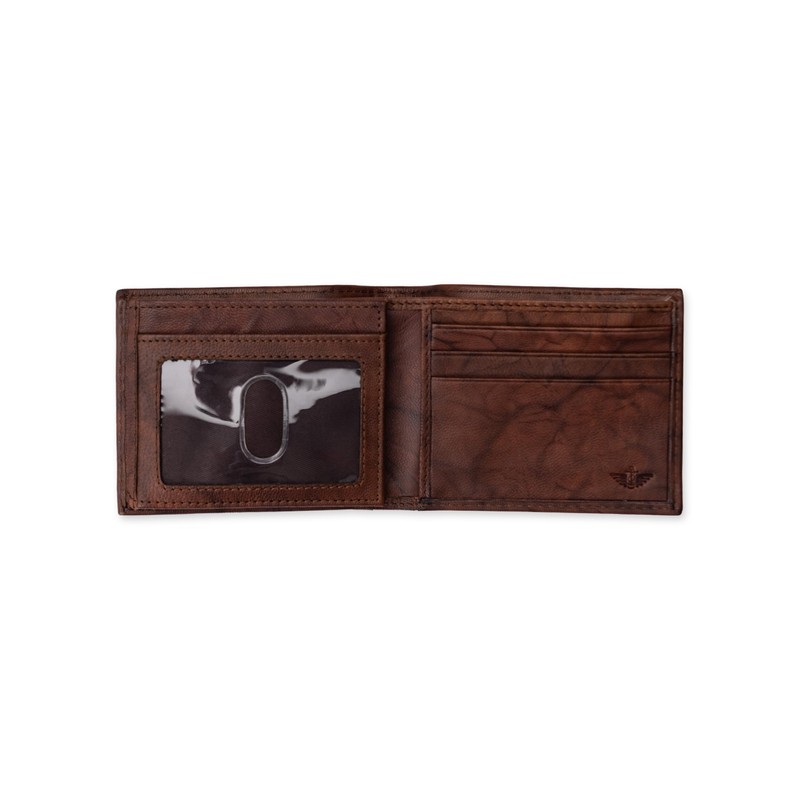 Dockers Men's Extra Capacity Bifold Wallet with ID Window and