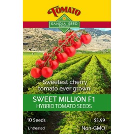 Sweet Million F1 Hybrid Tomato 10 Seeds