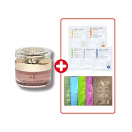 Miel Pure Field Salmon Eye Cream 15g Salmon Eye Cream + 10 Sheet Packs / 미엘 퓨어필드 연어아이크림 15g 연어아이크림+시트팩10매
