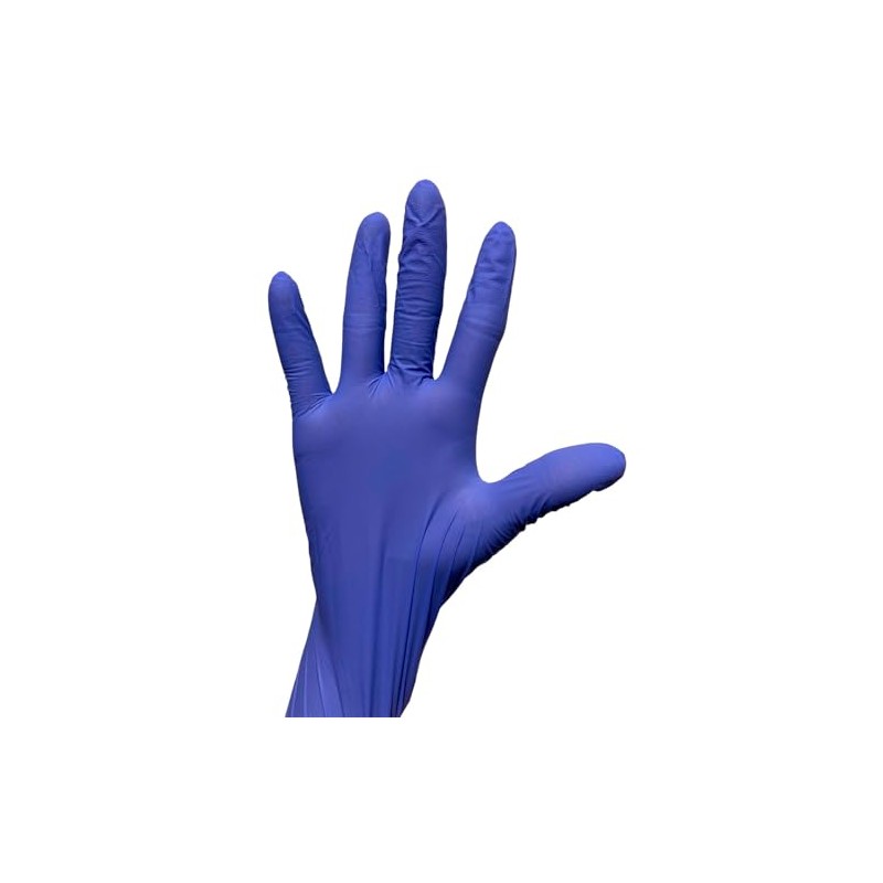 Guantes de Nitrilo para Examen, Caja con 100 Piezas, Color