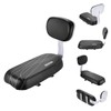 Bicycle Rear Rack Cushion for Passenger Seating – Padded Black