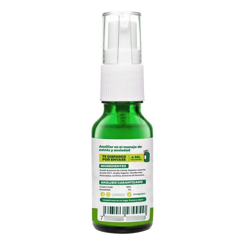 Aceite Relajante Catnip Para Gatos Apoyo Estrés Y Ansiedad