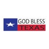 Rogue River Tactical God Bless Texas Bumper Sticker State Flag