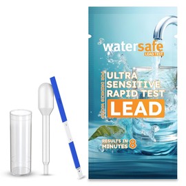 Watersafe Drinking Water Test Kit for Lead (Single), Blue