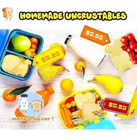 Uncrustables Maker, juego de 24 cortadores de sándwich y sellador, cortadores de sándwich para niños, cortador de sándwich sin costrar, máquina de sándwiches decruster (6 formas + cuchillos)