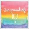 So Proud of You Blank Greetings Card