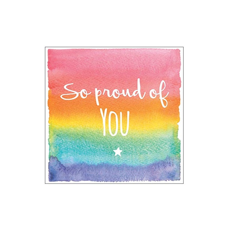 So Proud of You Blank Greetings Card