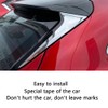 JIEOSDIN Car Accessories Rear Spoiler Wing Side Beveled Window Cover