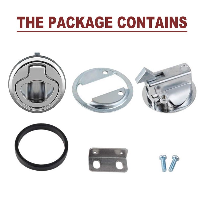 Sharplace Pull Lock, Furniture Lock for Camping, Boat & Caravan