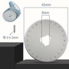 LOYELEY Rotary Cutter Replacement Blades, 1.8 inches (45 mm) Diameter,