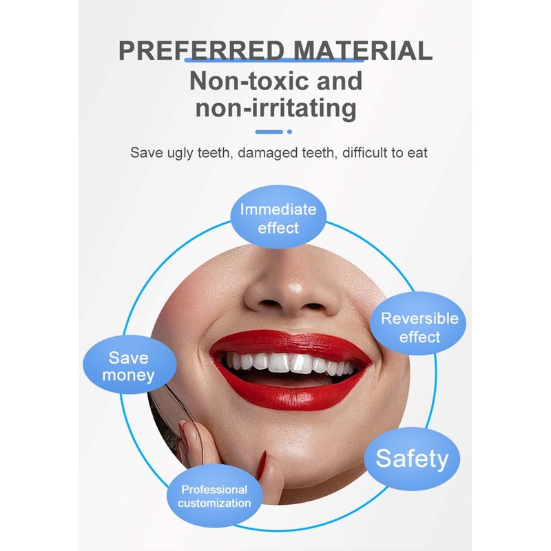 Snap-On Veneers - Professional DIY Smile Correction Kit for Men