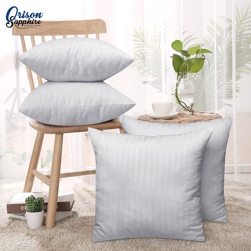 Orison Sapphire® Cushion Covers Set of 4 | 100% Microfiber