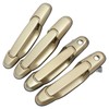 MOTOKU Set of 8 Beige Interior and Exterior Door Handle