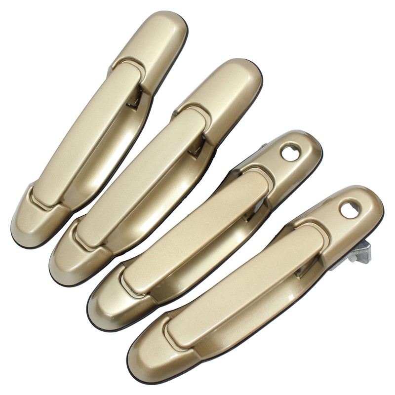 MOTOKU Set of 8 Beige Interior and Exterior Door Handle