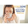 GoldTone - Filtro de café de cono reutilizable número 2,