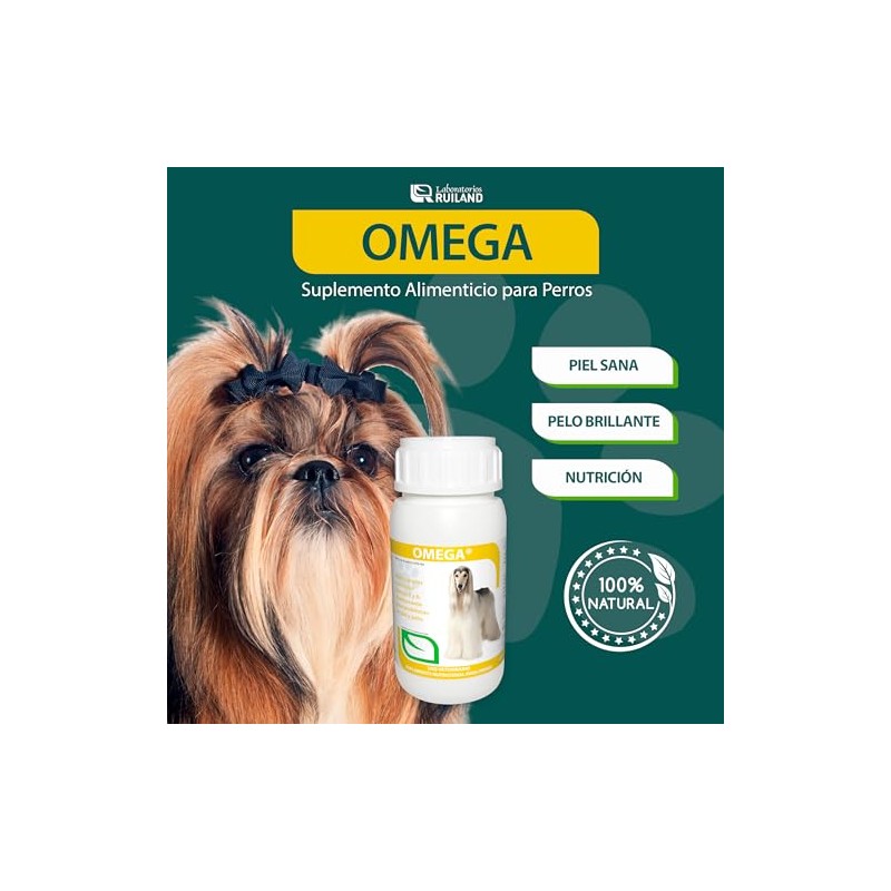 RUILAND Suplemento Omega 3 y Omega 6 para Perros