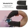 Baluue 6pcs Cut Resistant Finger Cots Reusable Finger Protectors for