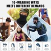 Fjquamitix 4 Pack Neck Gaiter Face Cover Scarf, Breathable Sun
