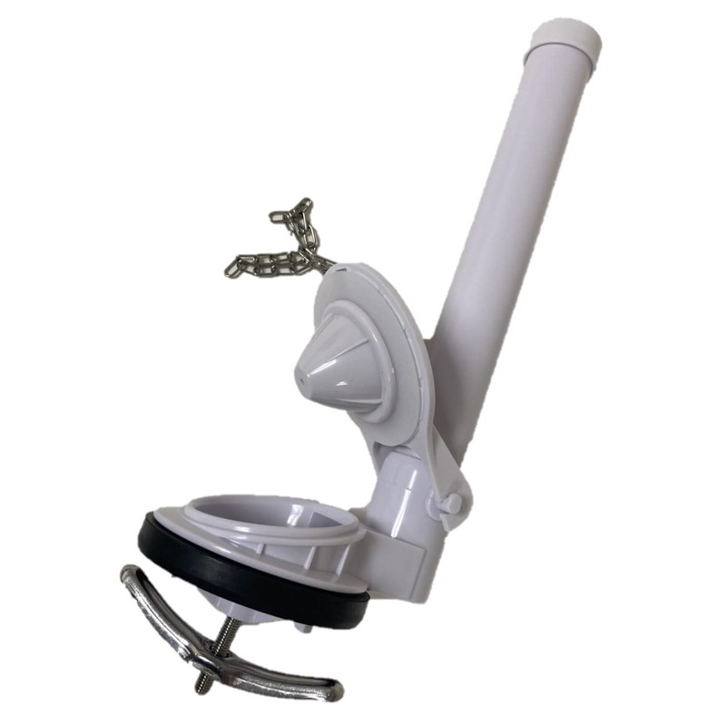 Flush valve assembly for One piece toilet, two inch flush