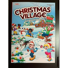 KAPPA JUMBO COLORING & ACTIVITY BOOK CHRISTMAS VILLAGE FREE PRINT- HOLIDAY CARDS