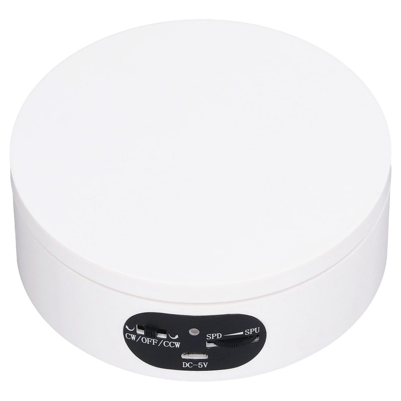 Rotating Display Stand 5.5lb Load Capacity 360 Degree Photography Turntable