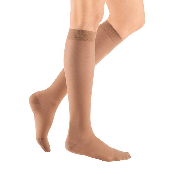 mediven for Sheer & Soft 8-15 mmHg Calf High Compression Stockings Closed Toe