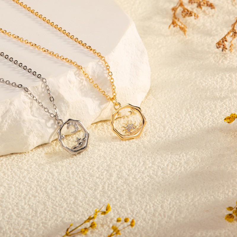 Baydurcan Sisters Gifts from Sister, Sister Necklace for 2 Christmas