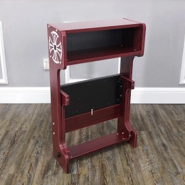FixtureDisplays 32X20X20" Prayer Bench, Padded kneeler Easy Fold-away Prayer Table Chair
