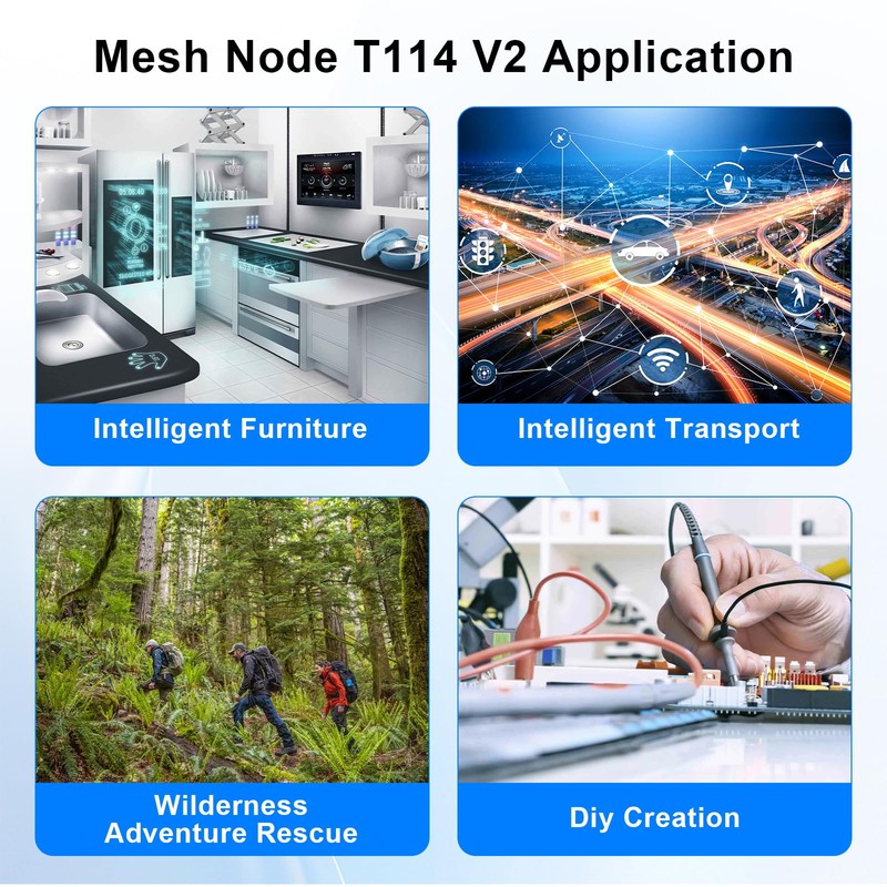 Mesh Node T114 V2 lorawan for Meshtastic Module Binghe Meshtastic