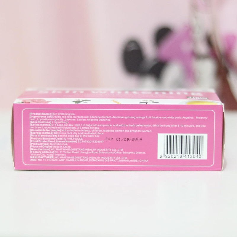 Wins Town Skin Whitening and Spots Fading Tea, Improve Endocrine,