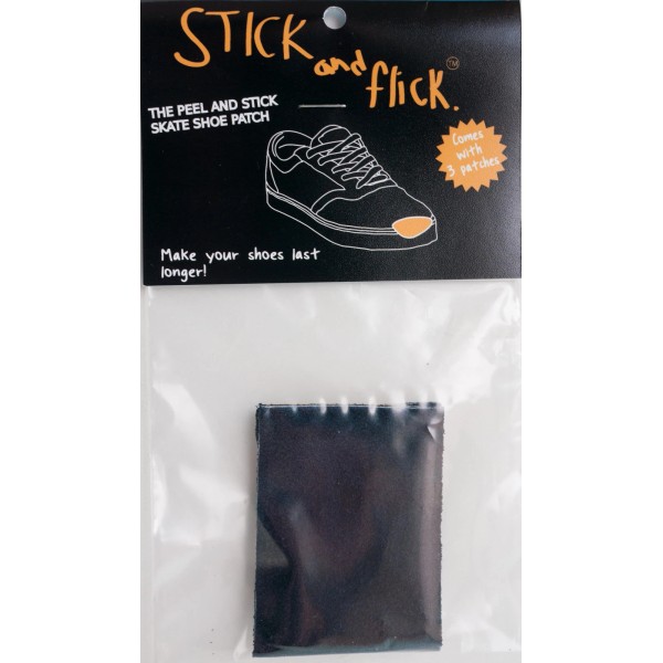 Stick and Flick Patches -Dark Navy Blue -Suede - Skate