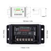 Solar Panel Regulator Power Generation Controller Waterproof 10A 9.6V 11.1V