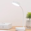 Gooseneck LED Desk Lamp Adjustable Brightness Flexible Task Lamp Bedside