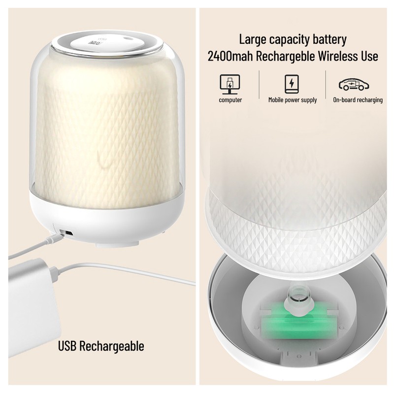 3L Cool Mist Humidifier with Two Nozzles Four Mist Levels