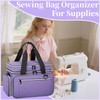 Anitor Large Sewing Supplies Organizer, Double Layer Sewing Storage Organizer