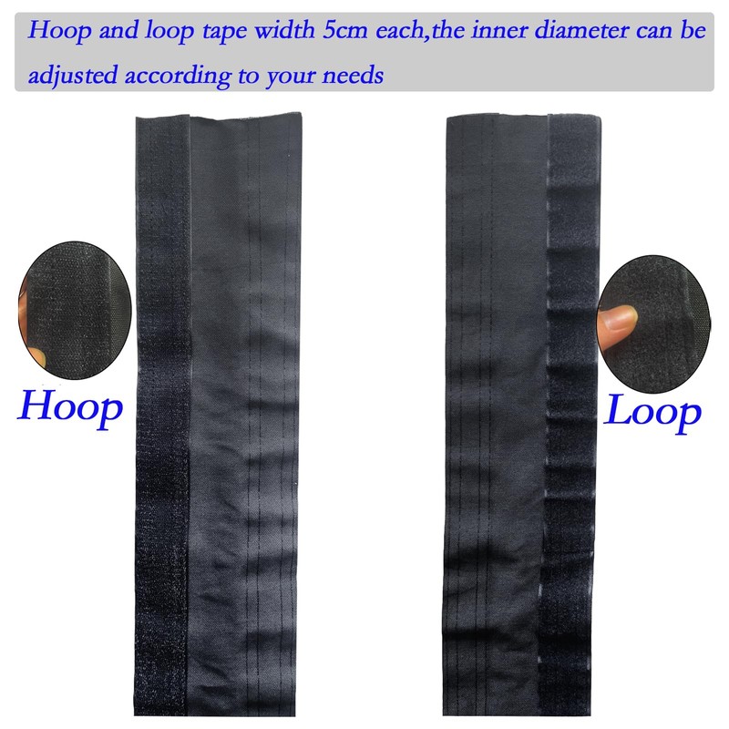 RddenIy Dock Line Chafe Guards, 39.3”Length Ultra Strong Removable Chafing
