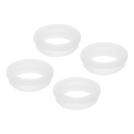 sourcing map 4Pcs Snap Rubber Grommet Hole Plug Mount Dia 22mm ID 17.5mm H 10mm Seal Anti-Scratch for Electrical Box Cable Pipe Transparent