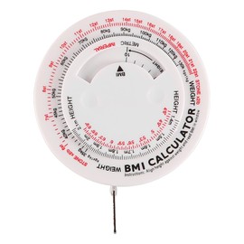 Laroal BMI Body Tape Circular Fat Measuring Tape 150cm Retractable Body Fat Measuring Tool For Waist Circumference Body Mass Index Measurement