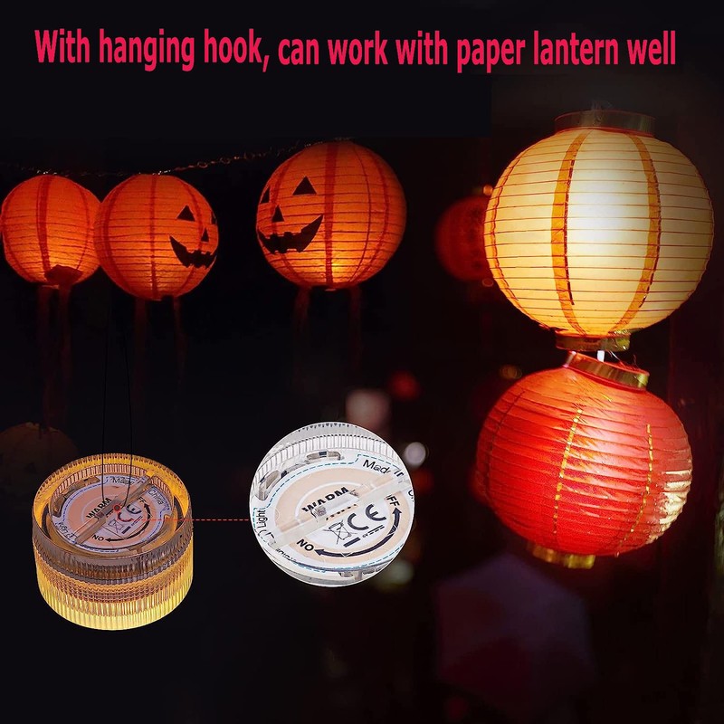 Submersible Flameless Tea Lights Candles – 20 Pack Battery Operated