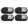 4pcs Key Fob Cloning Remote Control, 433MHz with Keychains Waterproof