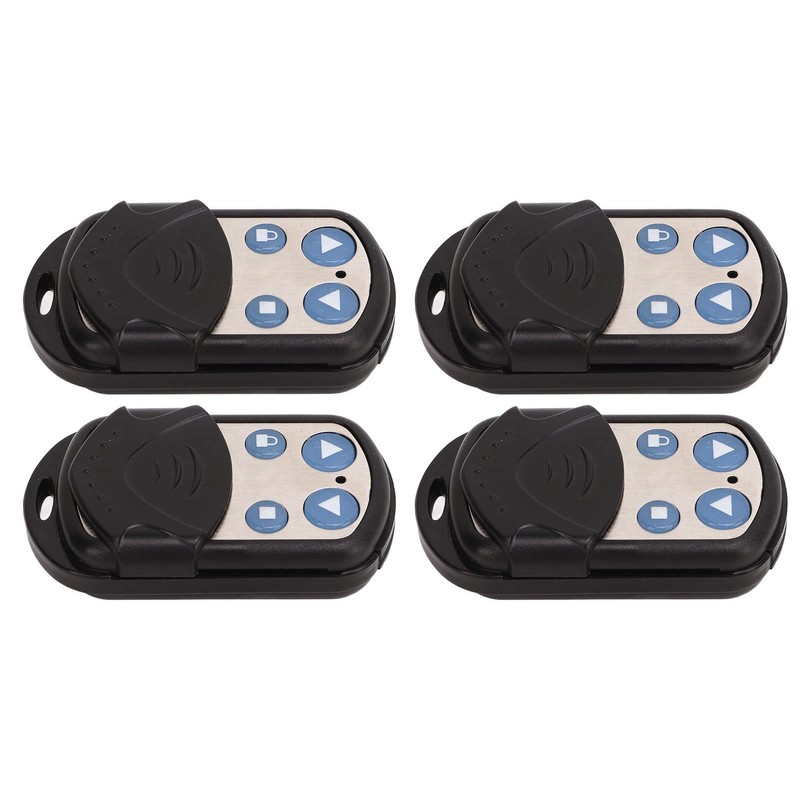 4pcs Key Fob Cloning Remote Control, 433MHz with Keychains Waterproof