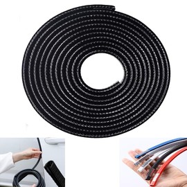 FaJoek Edge Protection Car Door 5 m, Car Rubber Seal Edge Protection, Edge Protection Rubber Car, Car Door Seal, Car Protection Door Edge Protection, Edge Protection for Sheet Metal, Car Trim (Black)